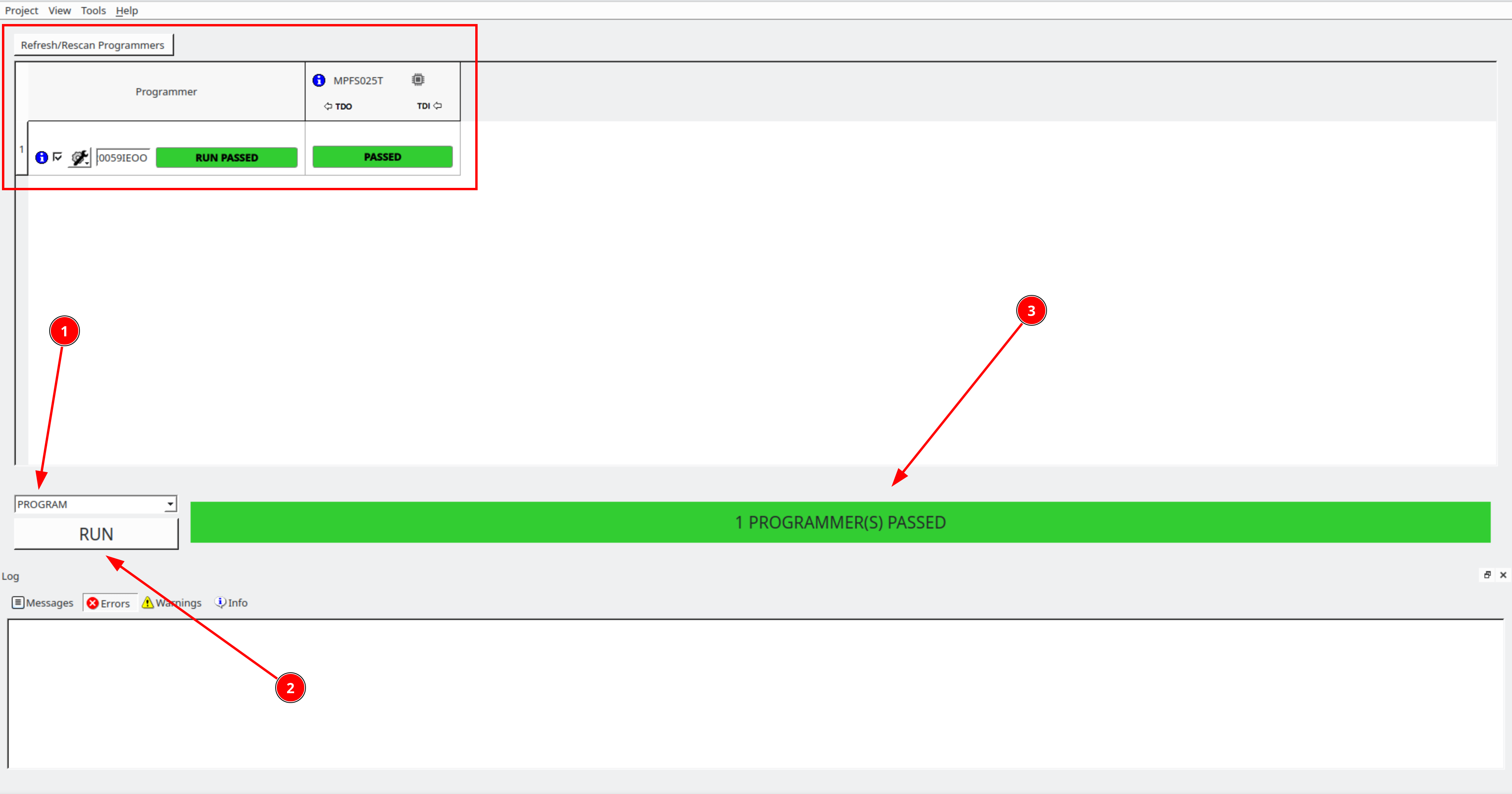 FPExpress new project flash window